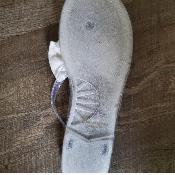 Clear jelly sandals with bow 💛 - Picture 3 of 4